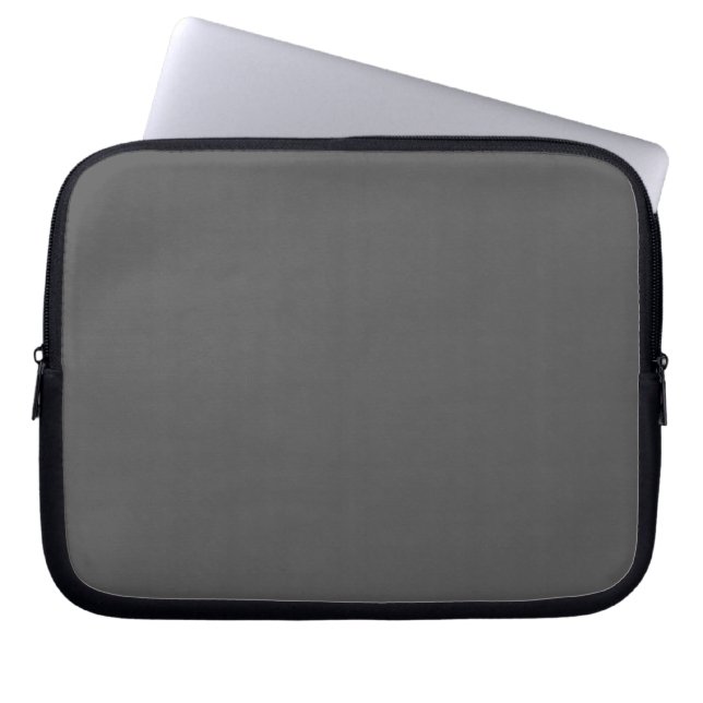 Create Your Own dark gray Custom Design ラップトップスリーブ (正面)