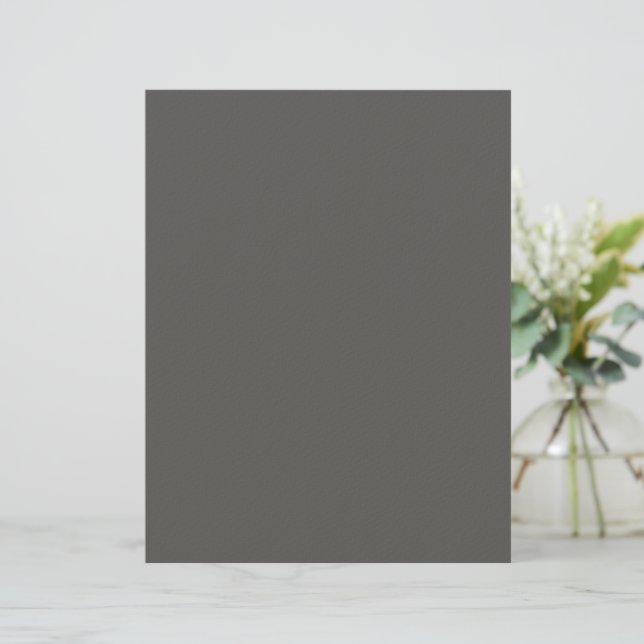 Create Your Own dark gray Custom Design レターヘッド (スタンド正面)