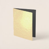 Create Your Own dark gray Custom Design 箔カード (正面)