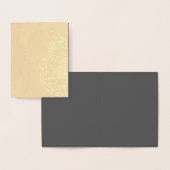 Create Your Own dark gray Custom Design 箔カード (ディスプレー)