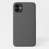 Create Your Own dark gray Custom Design Case-Mate iPhoneケース (裏面)