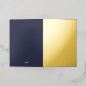 Create Your Own dark gray Custom personalized 箔シーズンカード (外側レイダウン)