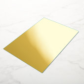 Create Your Own dark turquois Flexible 箔シーズンカード (回転した状態)