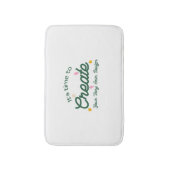 Create your own design バスマット (正面縦)