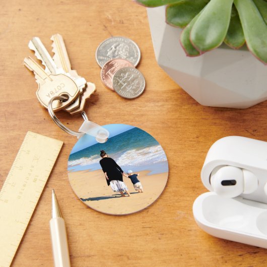 Create Your Own Design Family Photo Keychains Gift キーホルダー (デスク)