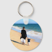 Create Your Own Design Family Photo Keychains Gift キーホルダー (裏面)