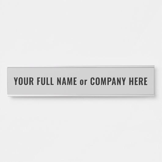 Create Your Own Design Name Door Sign Template サインプレート (正面)