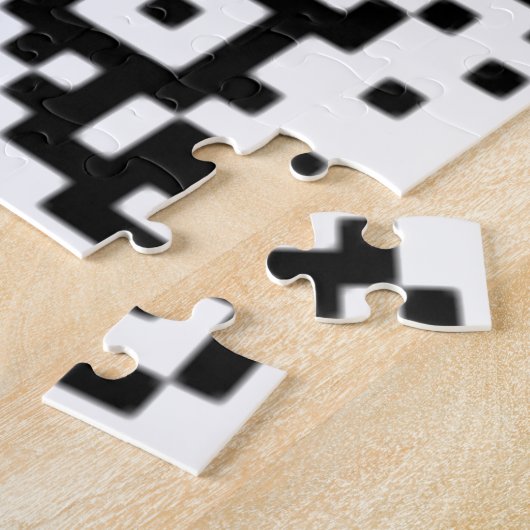 Create Your Own Design QR Code Puzzles Funny Gifts ジグソーパズル (側面)