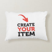 CREATE-YOUR-OWN DIYのカスタムなアップロードあなたのデザイン アクセントクッション (正面)