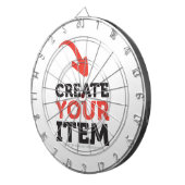 CREATE-YOUR-OWN DIYのカスタムなアップロードあなたのデザイン ダーツボード (正面右)