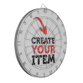 CREATE-YOUR-OWN DIYのカスタムなアップロードあなたのデザイン ダーツボード (正面左)