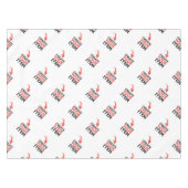 CREATE-YOUR-OWN DIYのカスタムなアップロードあなたのデザイン テーブルクロス (正面(横))