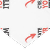 CREATE-YOUR-OWN DIYのカスタムなアップロードあなたのデザイン テーブルクロス (アングル)