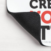 CREATE-YOUR-OWN DIYのカスタムなアップロードあなたのデザイン マウスパッド (コーナー)