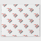 CREATE-YOUR-OWN DIYのカスタムなアップロードあなたのデザイン ラッピングペーパー (フラット)