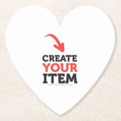 CREATE-YOUR-OWN DIYのカスタムなアップロードの結婚式のデザイン ペーパーコースター (正面)