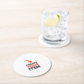 CREATE-YOUR-OWN DIYのカスタムなアップロードの結婚式のデザイン ラウンドペーパーコースター (インサイチュ)