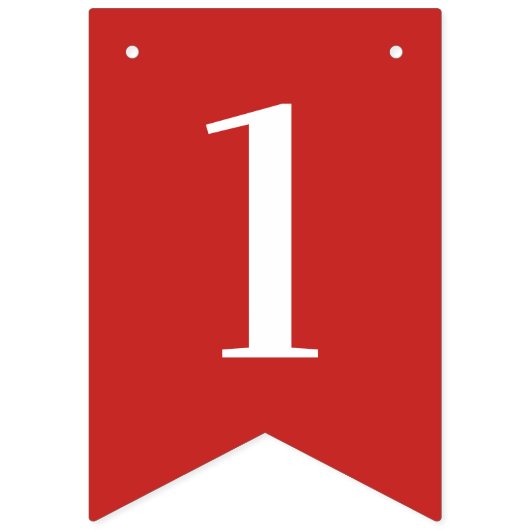 CREATE-YOUR-OWN DIYのカスタムな文字のクリスマス バンティングフラッグ (第1の旗)