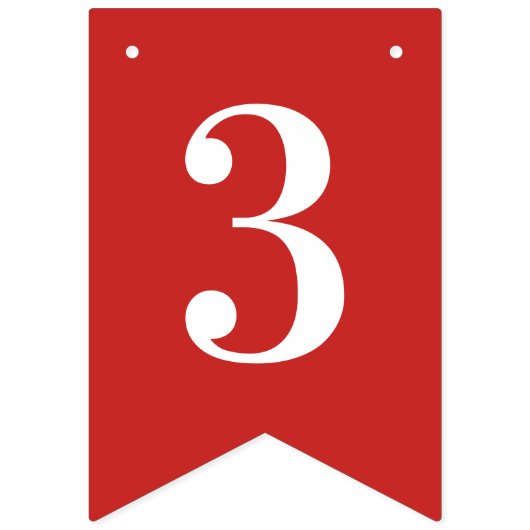 CREATE-YOUR-OWN DIYのカスタムな文字のクリスマス バンティングフラッグ (第3の旗)