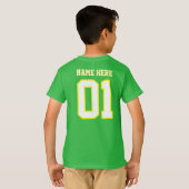 CREATE-YOUR-OWN DIY Custom design Boys Team Number Tシャツ (裏面フル)