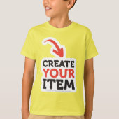 CREATE-YOUR-OWN DIY Custom design Boys Team Number Tシャツ (正面)