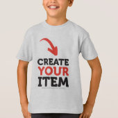 CREATE-YOUR-OWN DIY Custom design Boys Team Number Tシャツ (正面)