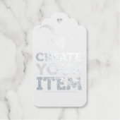 CREATE-YOUR-OWN DIY Custom upload wedding ギフトタグ (正面)