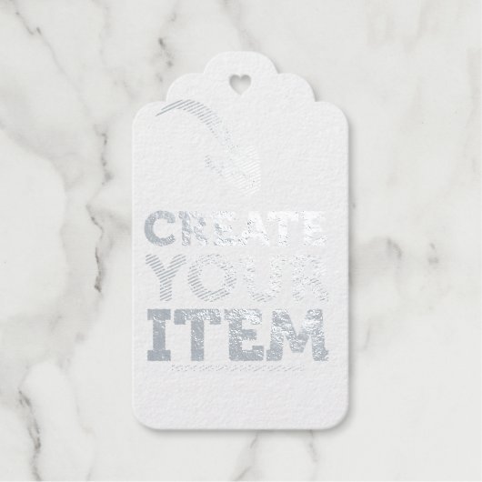 CREATE-YOUR-OWN DIY Custom upload wedding ギフトタグ (正面)