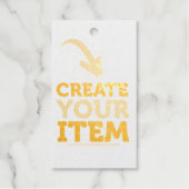 CREATE-YOUR-OWN DIY Custom upload wedding ギフトタグ (正面)