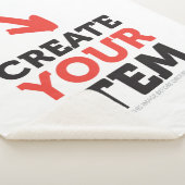 CREATE-YOUR-OWN DIY Custom upload your design シェルパブランケット (3/4)