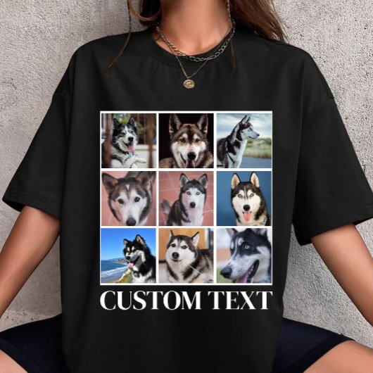create your own Dog Pet Photo Animal custom 90s Tシャツ