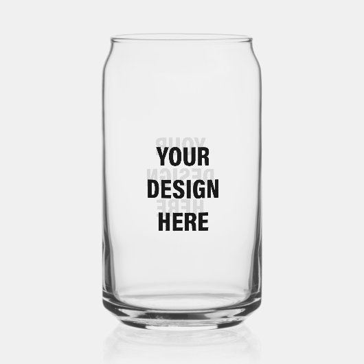 Create Your Own Double Side Print ガラス缶 (正面)