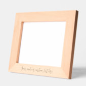 Create Your Own Elegant Calligraphy Quote レーザー彫刻フレーム (左)