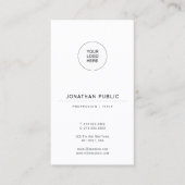 Create Your Own Elegant Glossy Paper Vertical 名刺 (正面)