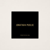 Create Your Own Elegant Template Black Gold (正面)