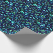 Create Your Own Ethereal Garden Green Wildflowers ラッピングペーパー (角)