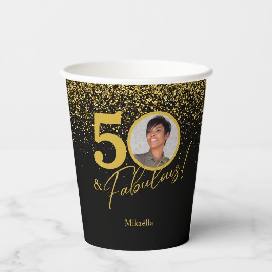 Create Your Own Fabulous Birthday Photo 紙コップ (裏面)