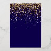 Create Your Own Fabulous Milestone Birthday Photo 箔招待状 (裏面)