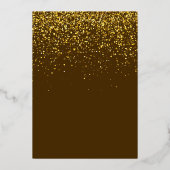 Create Your Own Fabulous Milestone Birthday Photo 箔招待状 (裏面)