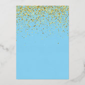 Create Your Own Fabulous Milestone Birthday Photo 箔招待状 (裏面)