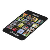 Create your own family monogrammed photo collage  マグネット (左側)