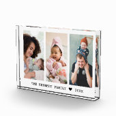 Create Your Own Family Name 3 Picture Collage フォトブロック (右)