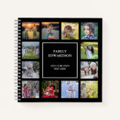 Create your own family photo collage ノートブック (正面)