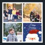 Create Your Own Family Photo Collage Holiday ポスター<br><div class="desc">Family Photo Collage Holiday Poster</div>