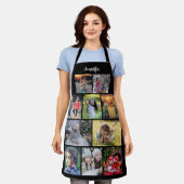 Create your own family photo collage name エプロン (着用した状態)