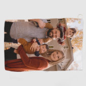 Create Your Own Family Photo Custom Picture DIY  ゴルフタオル (横)