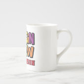 Create Your Own Family Reunion Cousin Crew  ボーンチャイナマグカップ (右)