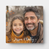 Create your own Father Daughter Photo フォトプラーク (正面)