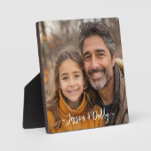 Create your own Father Daughter Photo フォトプラーク (正面)