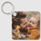 Create your own Father Son Photo キーホルダー (正面)